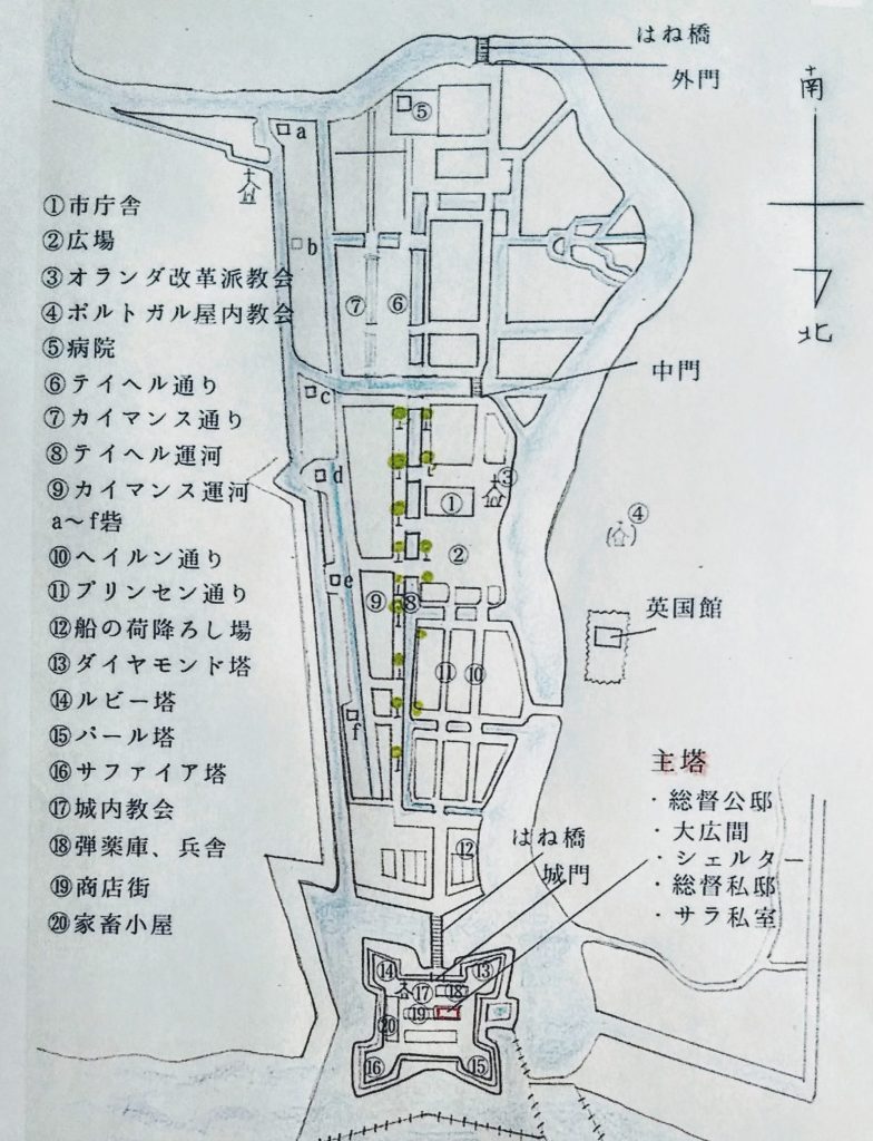 バタヴィア詳細地図